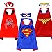 Set Di 3 Costumi Da Supereroi Per Bambini, Costumi Da Superero Con Maschere, Faccia Mantello Supereroi, per Bambini e Bambine Regali Di Compleanno Costumi Carnevale 3 Ai 12 Anni