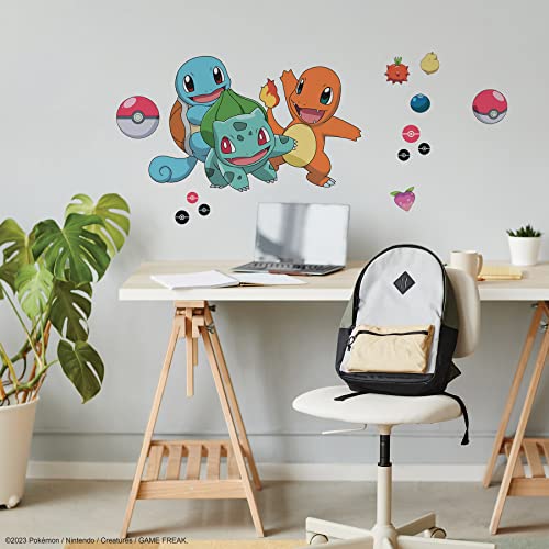 Calcomanías de pared de Pokémon gigantes para renovar cuartos sin pintar 2