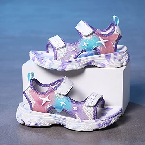 Boys' And Girls' Summer Outdoor Beach Sports Closed Toe Sandals Soft And Bouncy Sole Non Slip Toddler Girl Shoes Size 52