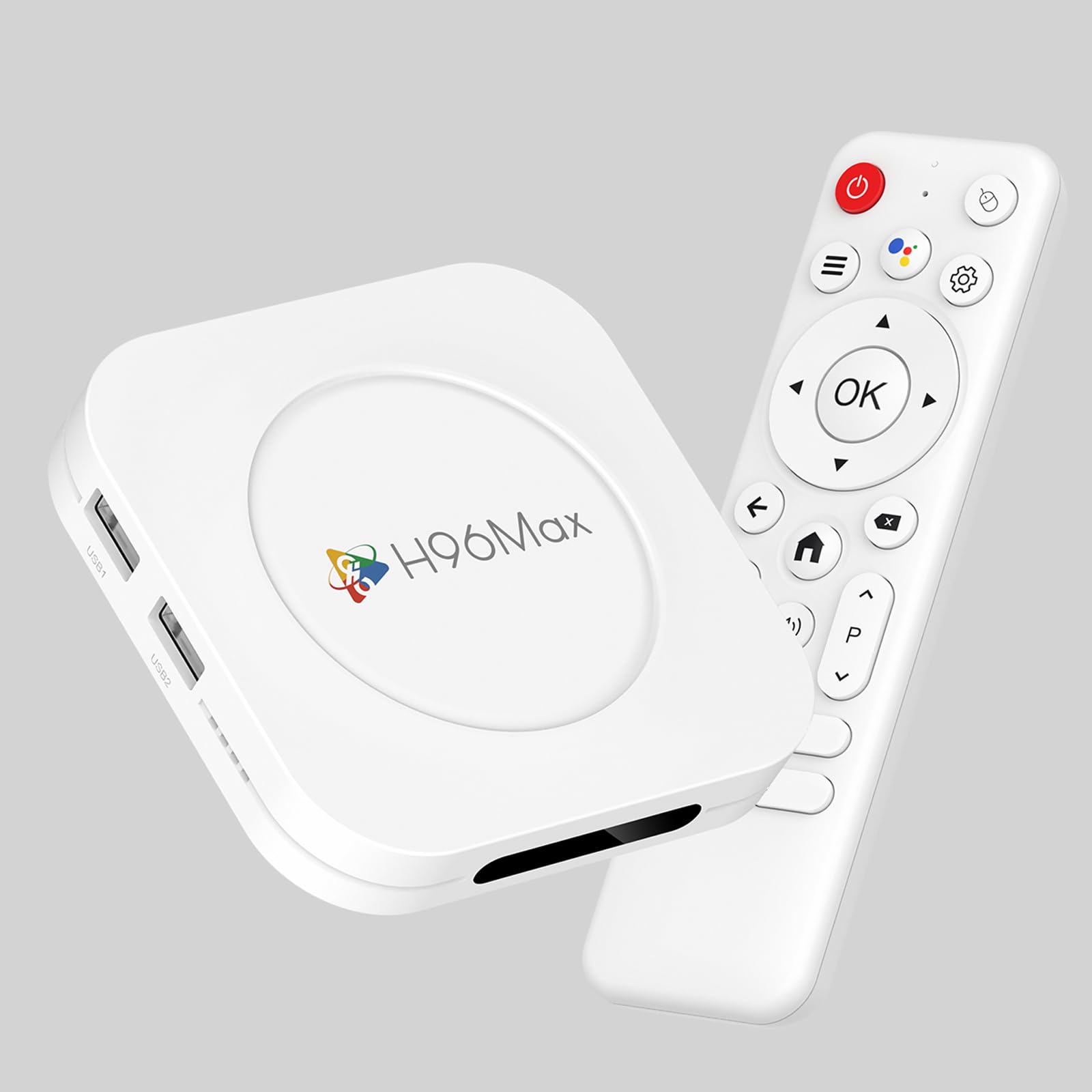 H96Max M1 Plus Android 14.0 TV Box 2GB RAM 16GB ROM Mali-450 RK3528 Quad Core Arm Cortex A53 Support 2.4G/5G WiFi BT5.4 Smart TV Box - Model No.: H96Max M1 2GB 16GB