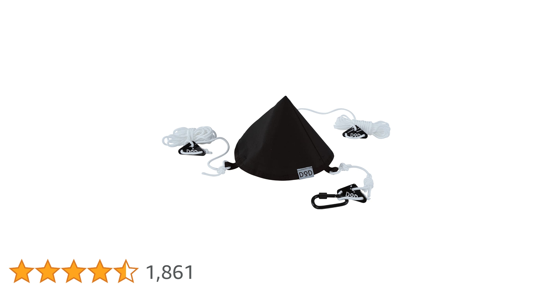 DODワンポールテントL、グランドシート、トンガリハット ロープ&カラビナ付き Amazon | DOD(ディーオーディー) トンガリハット ワンポールテン