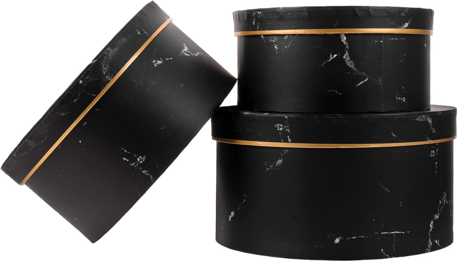 MOLUCKFU 3pcs Marble Patterned Candy Storage Boxes Wrapping Cases for Treats Lightweight Design for Parties and Special Occasions