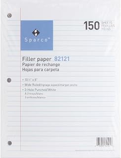 Sparco Refill Writing Sheet 82121-1 Each