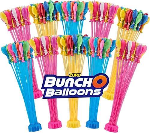 ZURU BUNCH O BALLOONS - 350 Rapid-Fill Crazy Color Water Balloons (10 Pack) Amazon Exclusive by Bunch O Balloons - Used condition - US$22.35