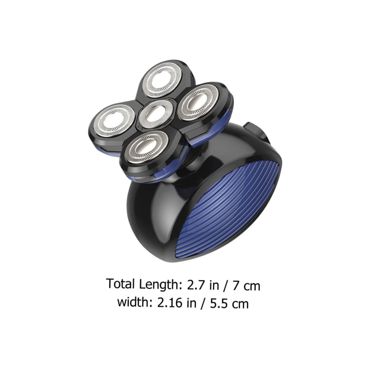 Maquinilla de Afeitar Eléctrica USB Recargable Azul Abs