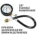 Powerbuilt Compression Tester, 14mm & 18mm Spark Plug Threads, Up to 300 PSI – Fast, Accurate Cylinder Pressure Gauge for Gas Engines – 647000