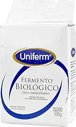 Fermento Seco Instantaneo Massa Salgada 500g Uniferm