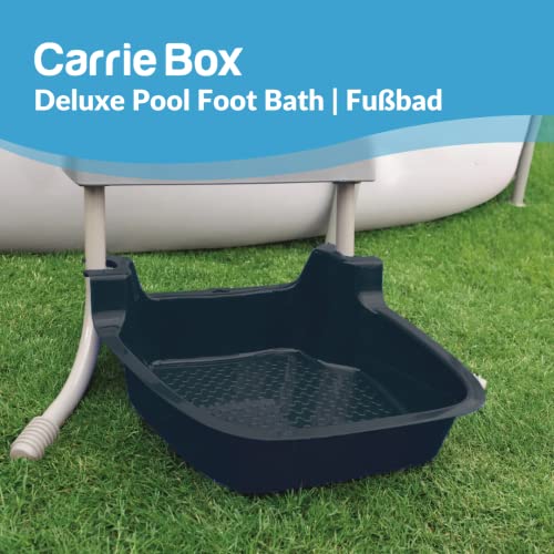 Carrie Box Pool Foot Bath, Foot Tub For Pool Ladder, Pool Accessories, Frame Pool #TOP2