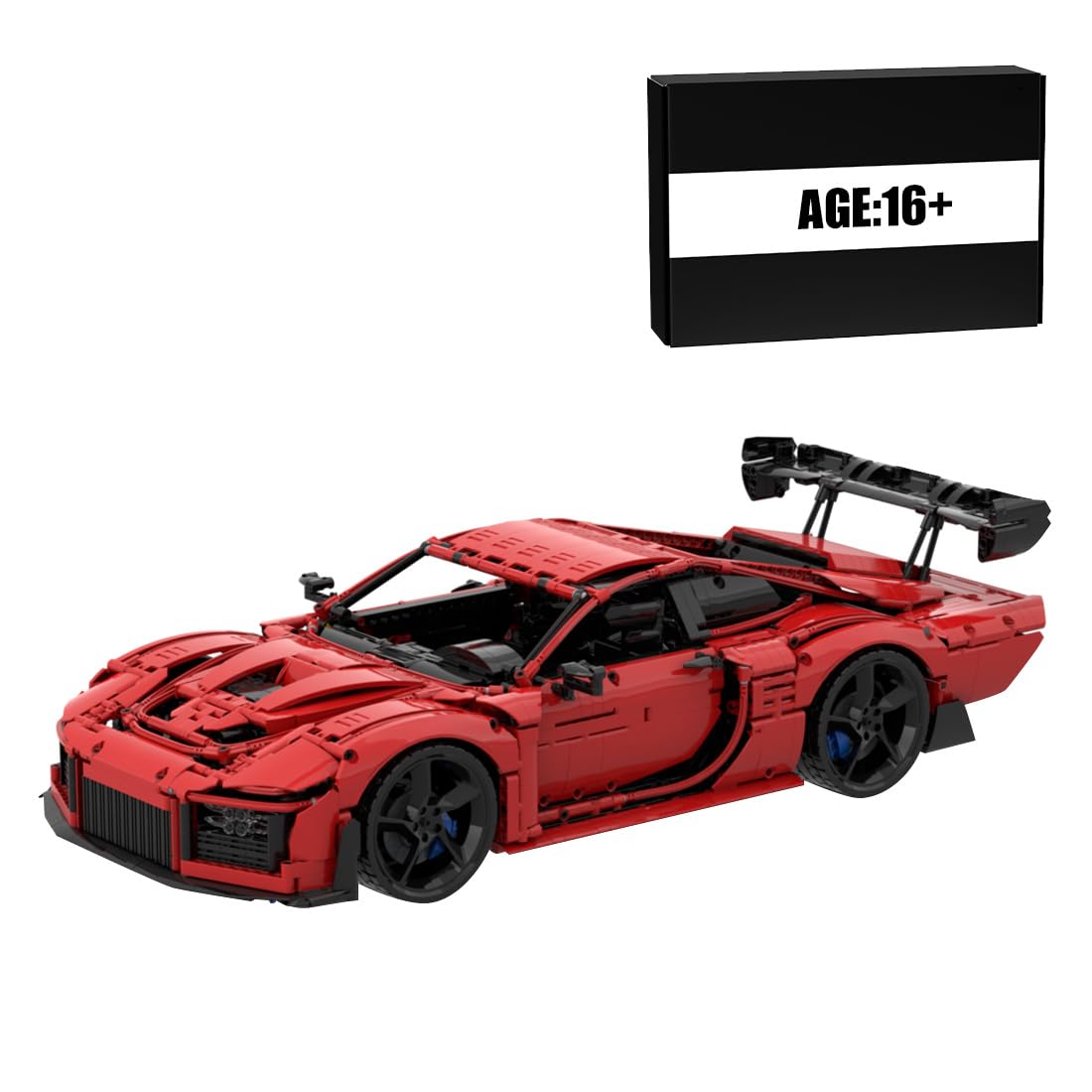 BrickCraftWorks 1/8 Scale 935 Sports Car Tech Building Blocks Set for Adults, Authentical…