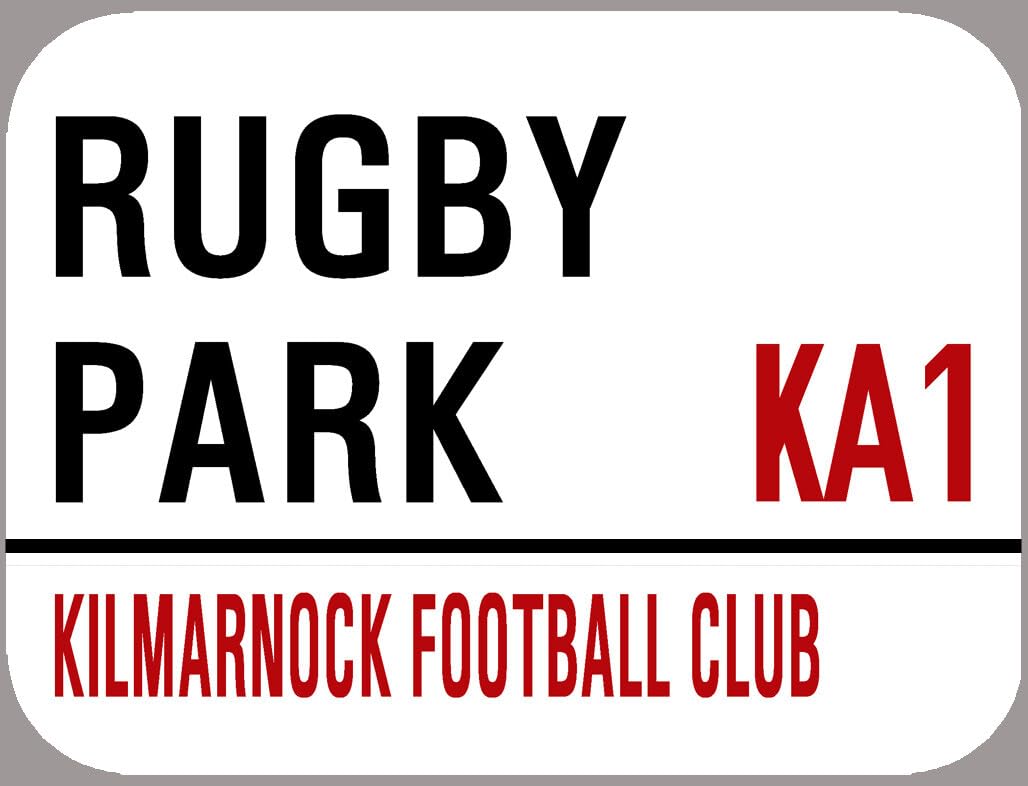 Yelacecca Tin Sign A37515 New Metal Street Sign Kilmarnock Fc Rugby Park Metal Street Sign 8X12 Inches