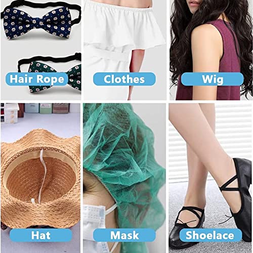 Elastic Band 1/4 Inch Wide 10 Yd, Stretch Strap,High Elastic Cord, For Sewing Crafting Diy-White #TOP2