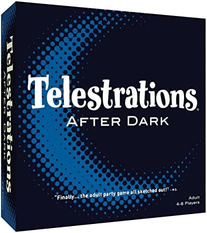 Telestrations After Dark Adult Party Game | Adult Board Game | An Adult Twist on The #1 Party Game Telestrations | The Telephone Game Sketched Out | Ages 17+