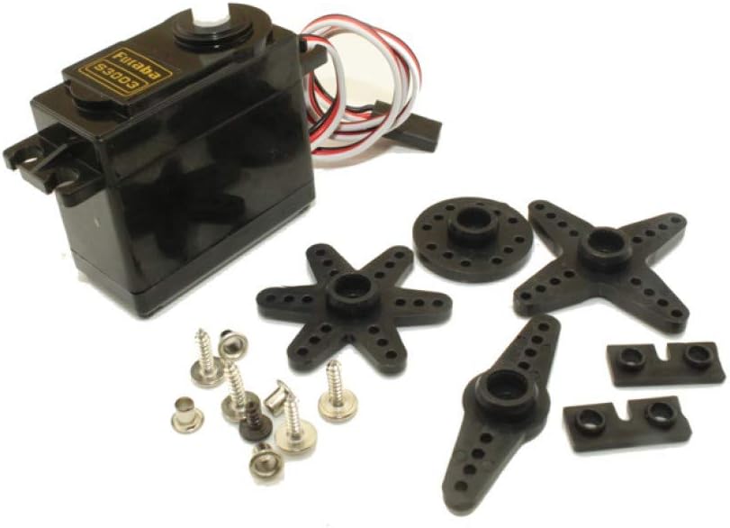Robocraze Futaba S3003 ABRASIVES Servo Motor for Robots compatible with Arduino (3.2Kg/cm) | Robotic Science Project
