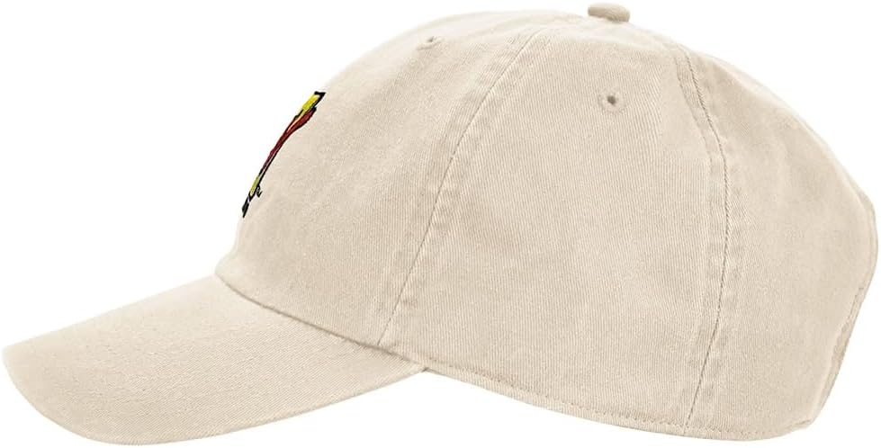 Popfunk Official MTV Logo Dad Hat - The U18 Adjustable Relaxed-Fit Cap - Unisex for Men and Women, Cream