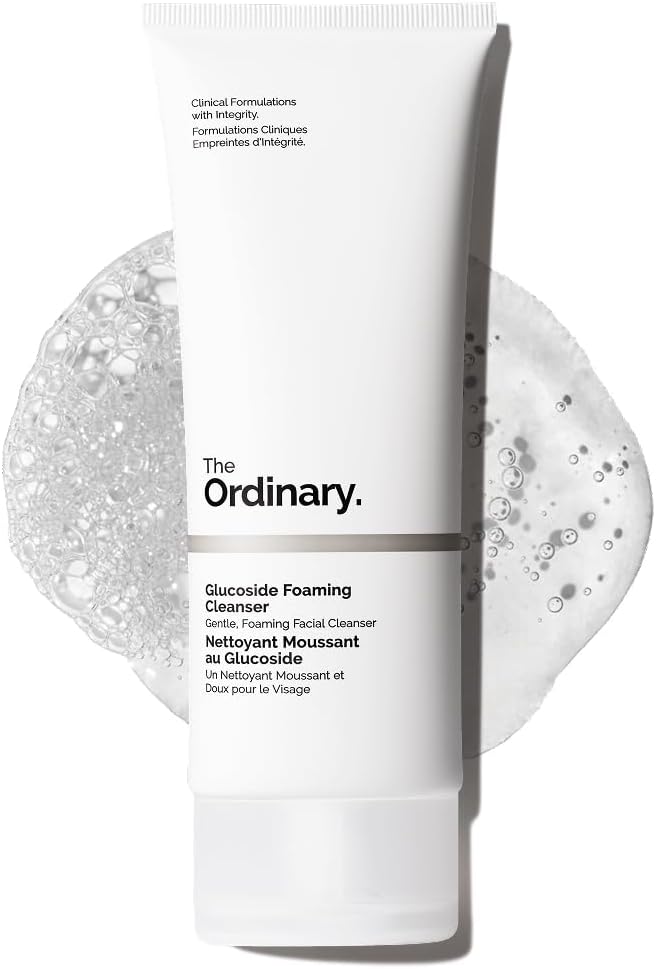 Glucoside Foaming Cleanser, Gentle Foaming Face Wash for All Skin Types Including Sensitive Skin, 150ml