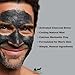 Amish Basics Natural Man Mud Activated Charcoal Face & Body Clay Mask | Deep Pore Cleansing and Detoxification | 16 oz Jar | Made in USA