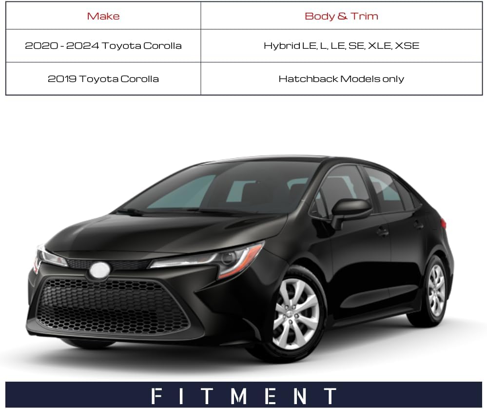 Spieg Driver Side Mirror Cover for 2020-2024 Toyota Corolla Primed Housing Cap Left 87945-52251