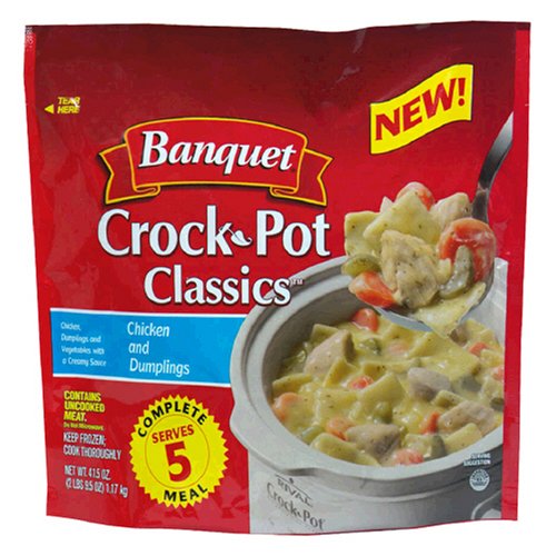 Banquet Crock Pot Classics Chicken & Dumplings, 41.5 oz