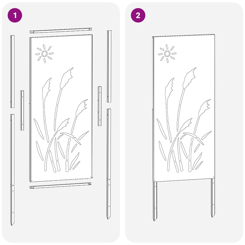 Genérico Pantalla de Privacidad para Jardín Calado 50 x 140 cm,Casa y jardín,Decoración,Obras de Arte,Carteles, copias y Arte visual-876274