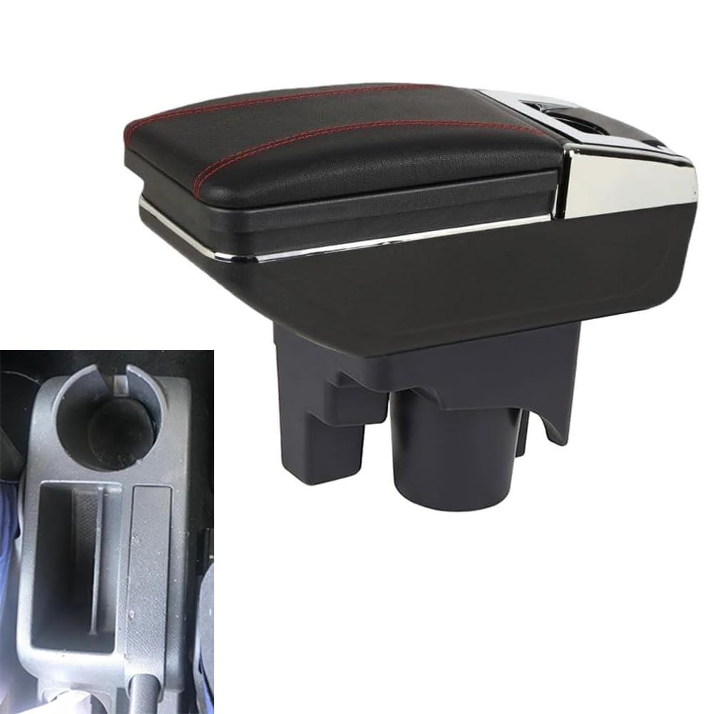 Braccioli in pelle per console centrale dell'auto, con braccioli per VW per Golf Hatchback per Golf 5 6 Mk6 MK5(Non adatto per Golf Plus/sportsvan)