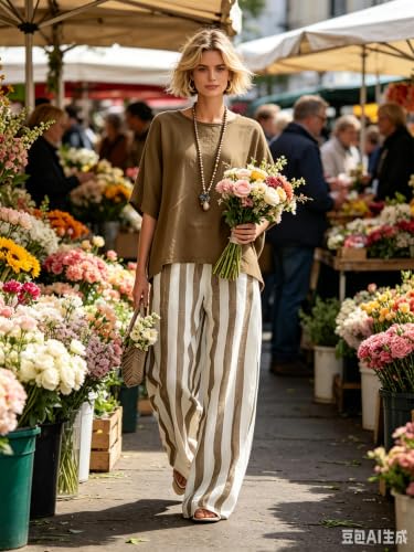 Moda casual de dos piezas para mujer que buscan frescura con estilo bohemio 7