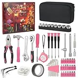 Advent Calendar 2025, Tool Advent Calendar for Adults Teen Women, 24 Days Christmas Countdown - 2025 Xmas Holiday Surprise Tool Set Gifts for Women Adults, Home Garage Office Use