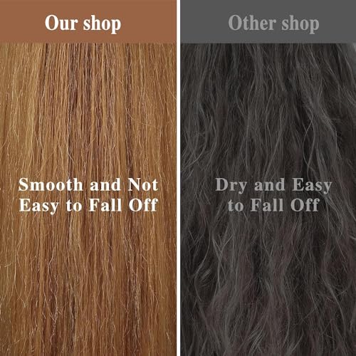 80% Real Hair Mannequin Head, TwoWin 26" (66cm) Styling Head, Hairdressing Training Head - Image 4