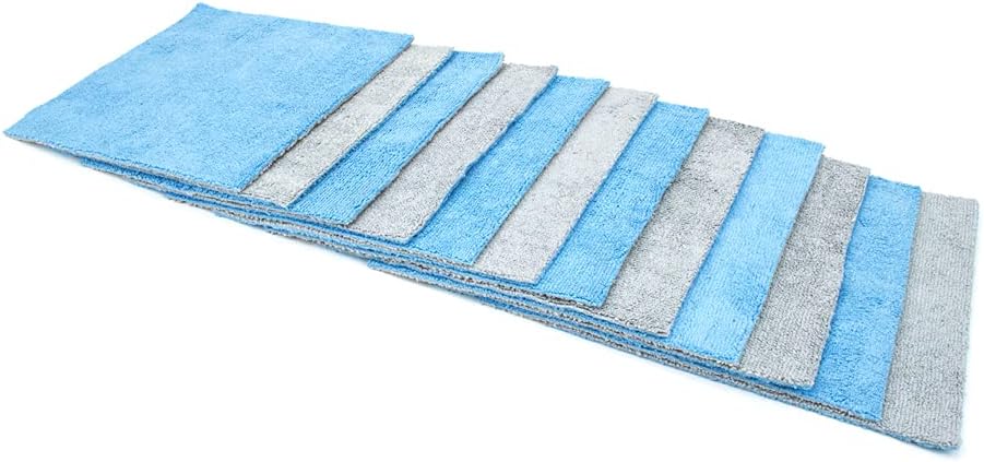 [Saver Sheet] Coating Applicator Towel with Barrier Layer - 12 pack (Blue/Gray, 8"x8")