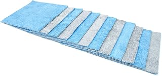 [Saver Sheet] Coating Applicator Towel with Barrier Layer - 12 pack (Blue/Gray, 8"x8")