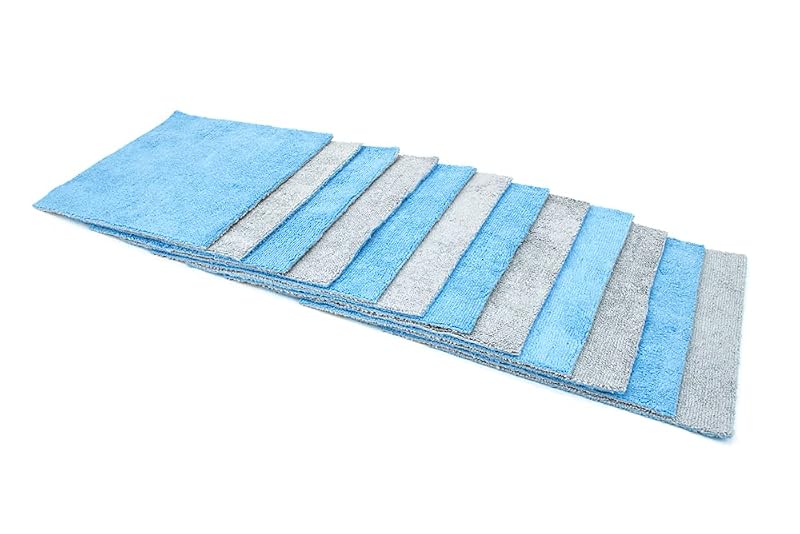 Autofiber Saver Sheet Toalha Aplicadora de Revestimentos com Camada de Barreira, Azul/Cinza, 20,3 x 20,3 cm, Kit com 12
