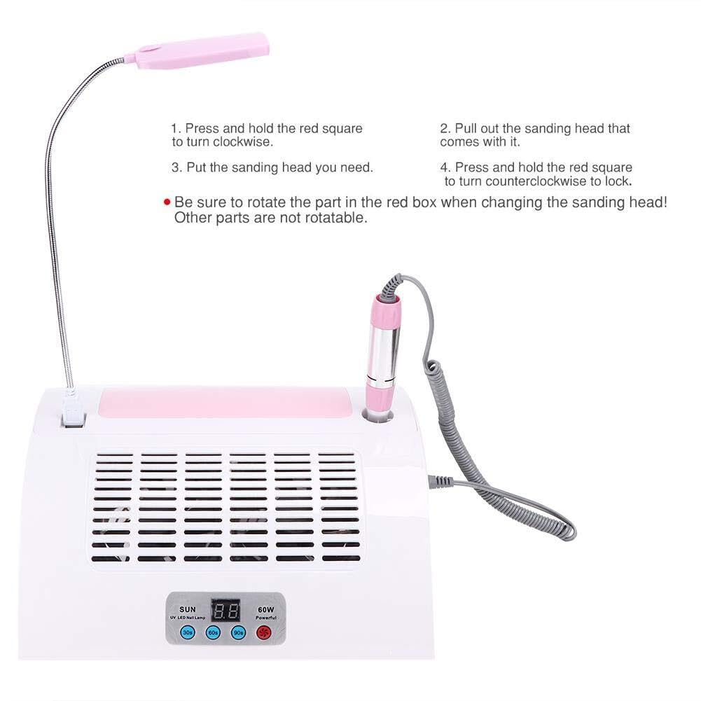 Lámpara de uñas LED UV de 60 W para un secado rápido del esmalte