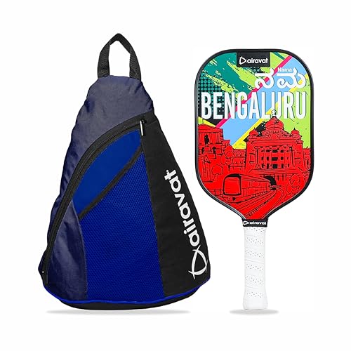 Image of City Edition 7416 (Bengaluru) Pickleball Paddle Features 3K Carbon, hot-Pressed Build for Power, Spin, and Control. India's 1st Paddle Blending City Heritage with Modern Design for top Performance.