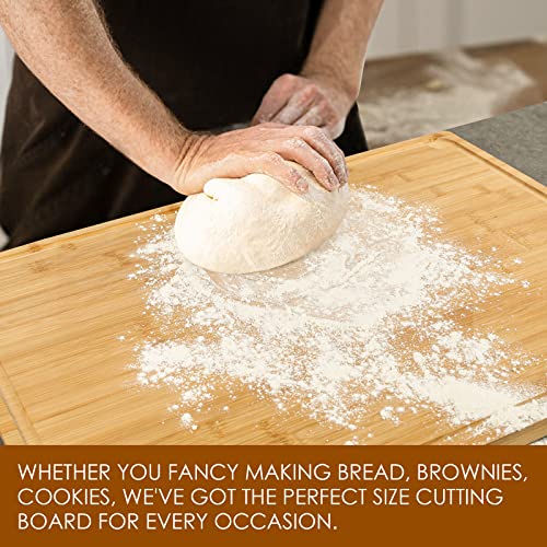 36 X 24 Extra Large Cutting Board, Bamboo Cutting Boards For Kitchen With Juice Groove And Handles Kitchen Chopping Board For Meat Cheese Board Heavy Duty Serving Tray, 5Xl, Empune #TOP3