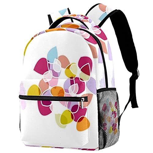 Sac à dos décontracté élégant pour femme de grande capacité, design Multicolore 8 chic