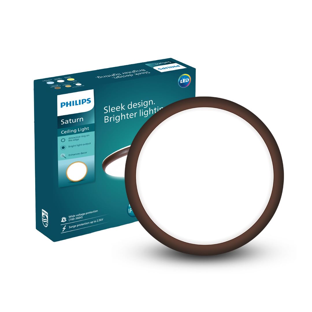 PHILIPS 24W LED Surface Ceiling Light | Decorative Saturn Ceiling Light for Home| Cool White, Pack of 1