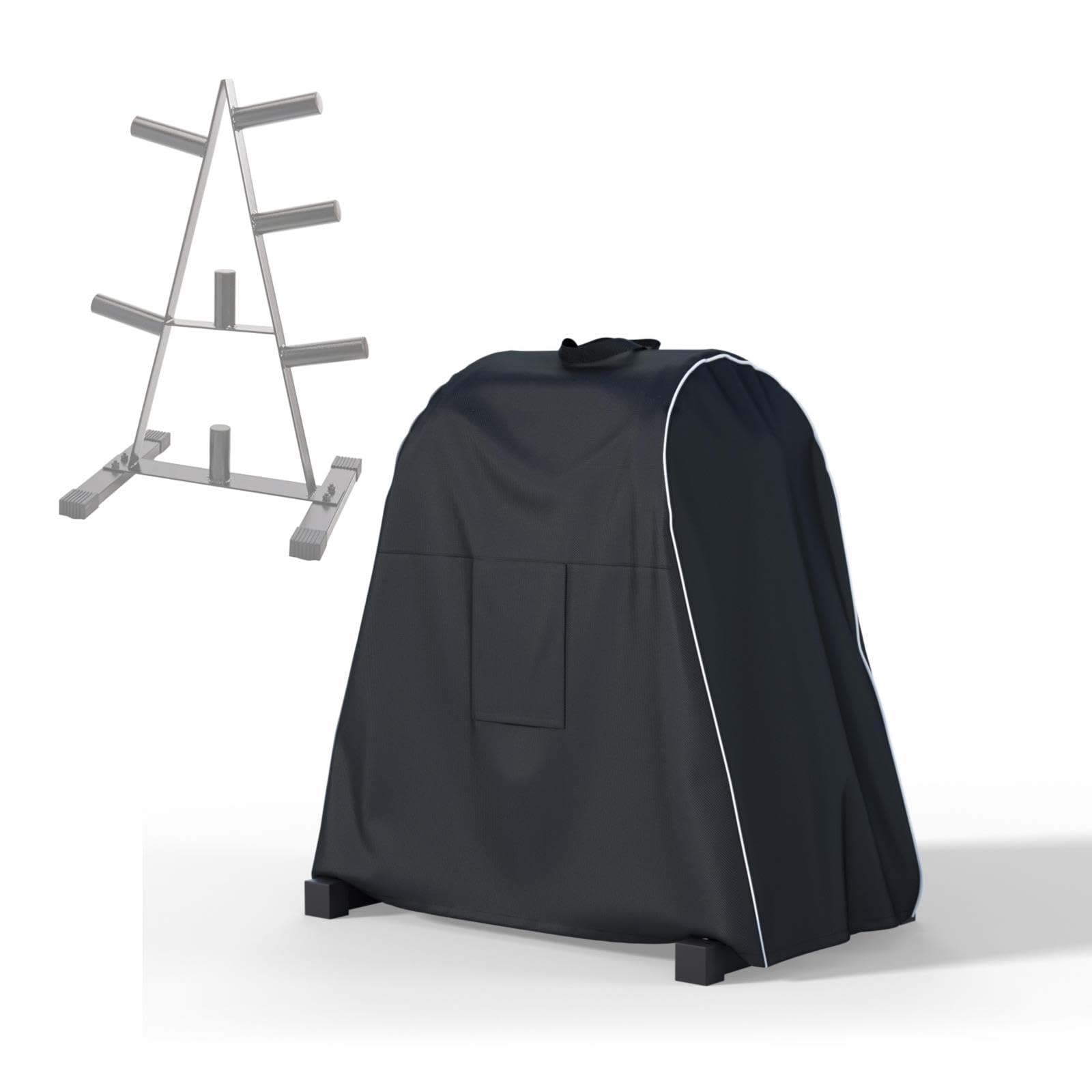 Weight Plate Storage Rack cover Fits 38”L x 18”W x 34”H (Cover Only)