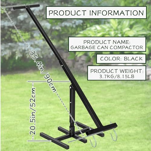Compactador Manual de Basura Touchless 120L-660L miniatura 7
