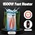 Portable Shower for Camping, 6000mAh Rechargeable Camp Shower Pump with Immersion Water Heater, 6.6 Gal Foldable Bucket, 4 Spray Modes, Outdoor Camping Shower Kit for Travel, Pet Bath, Car Washing