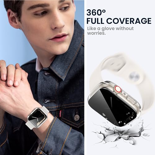 Protection de confidentialité Apple Watch 44 mm : coque étanche premium - 5
