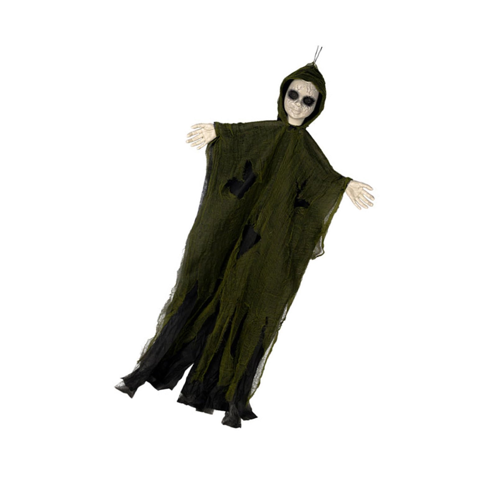 ZEPFJHE LED Illuminated Witch Specters Hangings Decor Easy Hangings Horror Witch Ornament for Halloween Haunting House Party Supplies Glowing Specters Decor