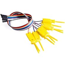 100PCS/LOT Test Hook Clip. Logic Analyzer Test Folder for USB Saleae 24M 8CH