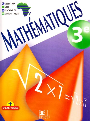 MATHEMATIQUES 3E CIAM NED ELEVE