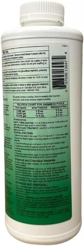 Oreq Clearview 90 Day Algae Treat 32 oz CVLATQT12