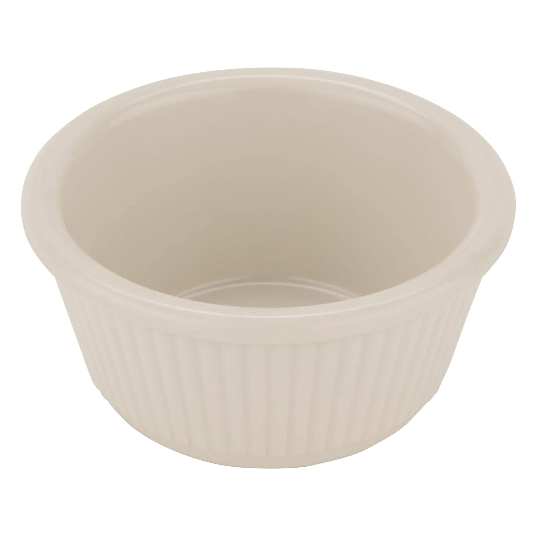 Ramequin cannelé ivoire lot de 12 vaisselle de table pour buffet