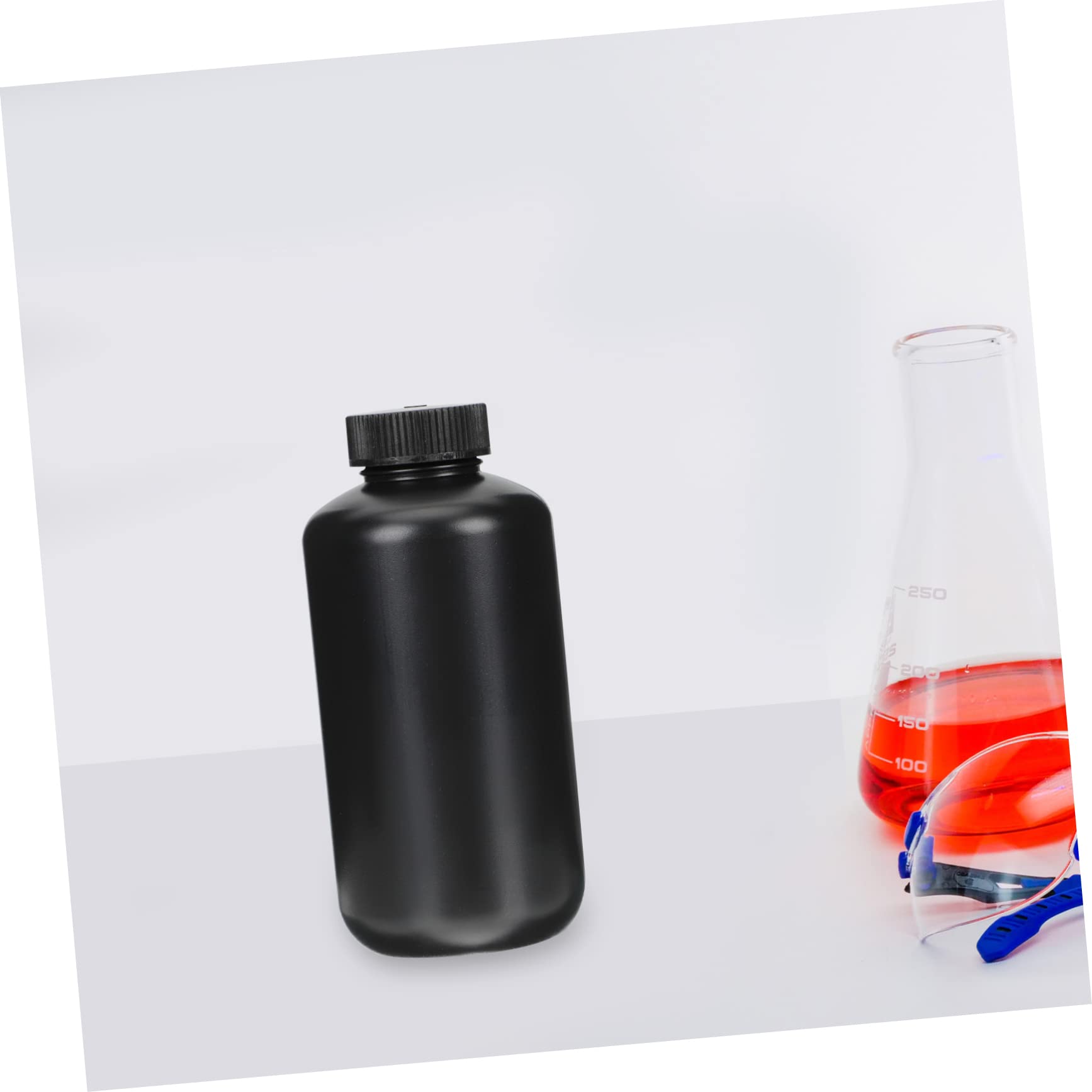 Unomor Ml Reagent Bottle Pe Material Uv Protection Fine Mouth Liquid Storage Bottle for Lab