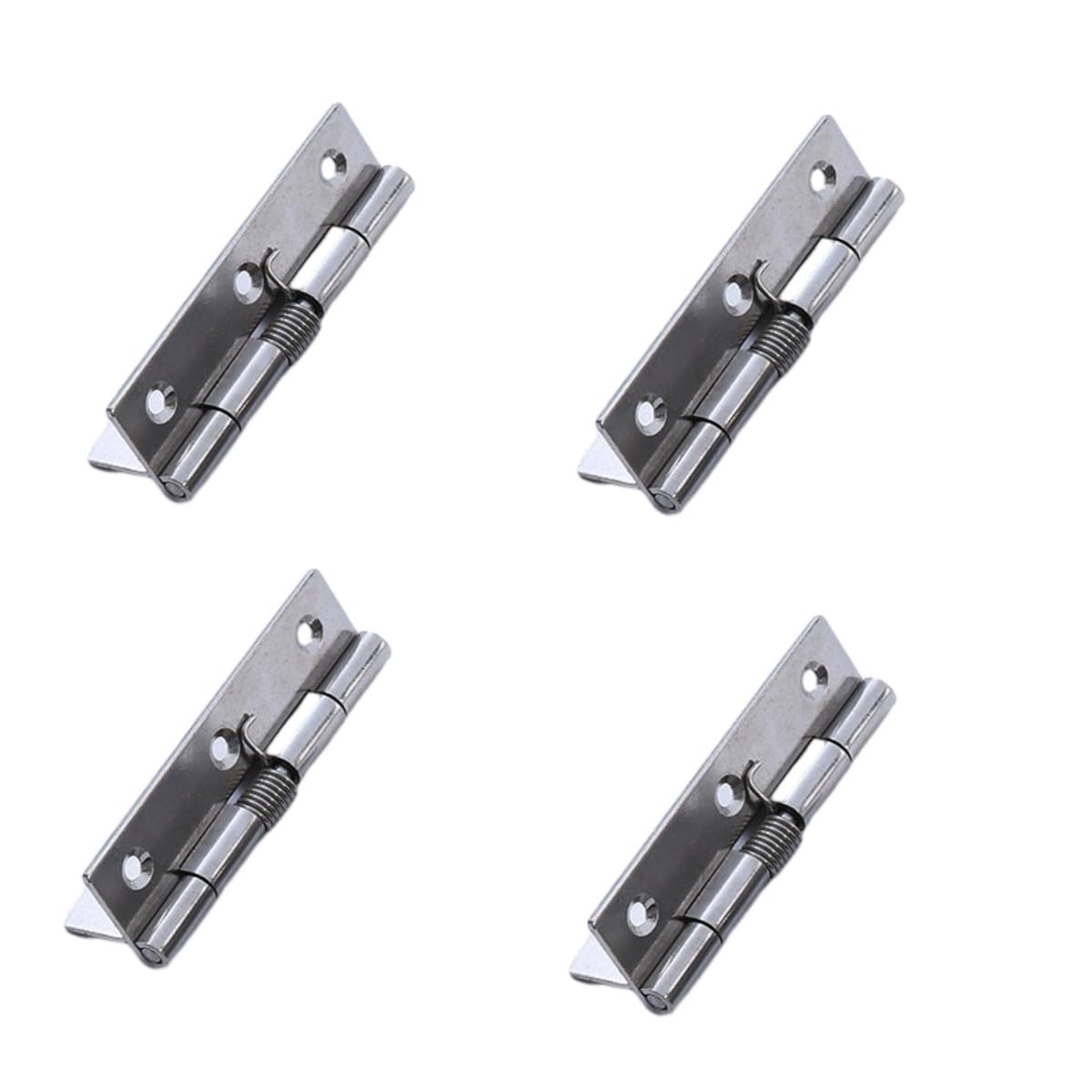 Vfdaswqq 10*5Cm Hinges, Small Hinges 4Pcs Of Stainless Steel Automatic Rebound(10 * 5Cm)