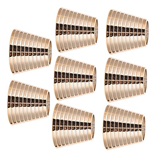 Manchettes pour cheveux queue de cheval ABS accessoire coiffure confortable lot de 8