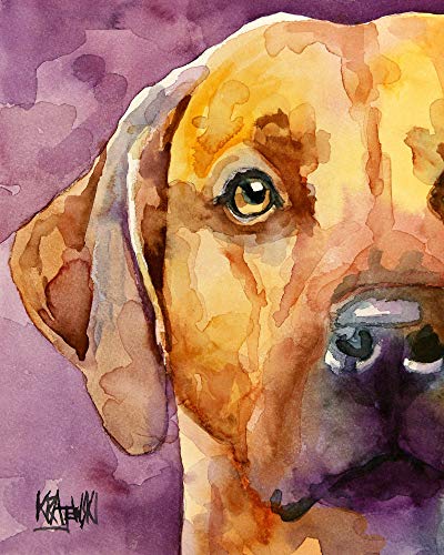 rhodesian ridgeback wall art