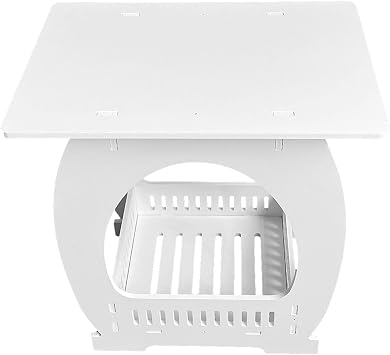 Nightstand - Small Space Bedside Table with Storage Shelves - Small Nightstand Sofa Table for Bedside Decor in Living Room Bedroom