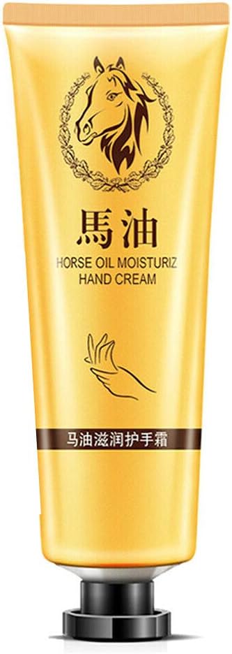 winationHorse Oil Hand Cream, 30ml Foot Hand Anti-Aging Horse Oil Dry Skin Care Moisturizing Nourishing Cream Whitening Hand Serum, Winter Anti Cracked Horse Oil Hand Care Cream